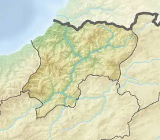Voir sur la carte topographique de la province d'Artvin