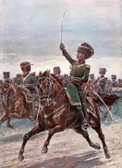 Artillerie à cheval du duché de Varsovie, par Bronisław Gembarzewski, 1905