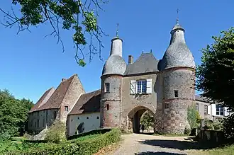 Entrée de la Commanderie d'Arville - Loir-et-Cher.