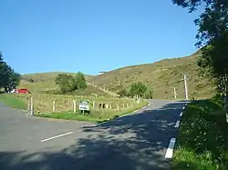 Approche de la difficile épingle de l'Arrioutou à environ 2&nbsp;km de l'arrivée