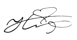 signature d'Yūki Yoda