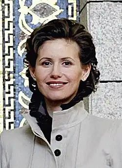 Asma al-Assad en 2003.