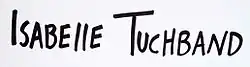 signature d'Isabelle Tuchband