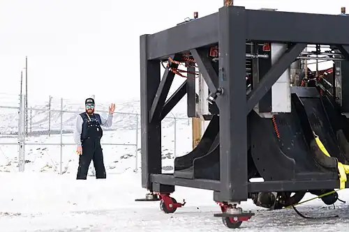 Carneaux du pas-de-tir LP-3B.