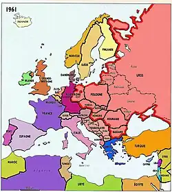L'Europe de Yalta, entérinée par Franklin Delano Roosevelt.