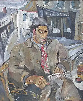 Portrait d'Athanase Apartis, par Josette Bournet.