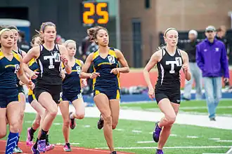 Le meeting d'athlétisme contre Texas A&M–Commerce en 2015.