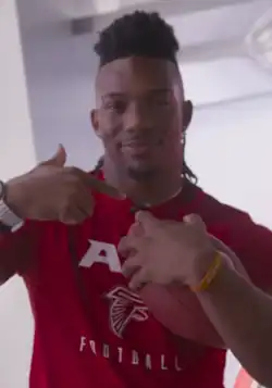 Description de l'image Atlanta Falcons Bijan Robinson MAY2023 (cropped).png.