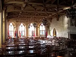 La salle de cantine de l'Atlantic College.