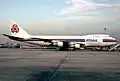 Le Boeing 747-200 LX-DCV de Cargolux en 1995.