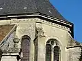 Détail du chevet.