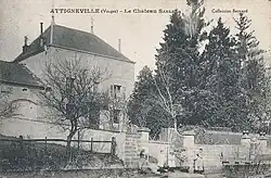 Carte postale du "château" vers 1910.