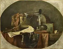 Les Attributs de la musique militaire, par Chardin, Musée du Louvre. 1767.