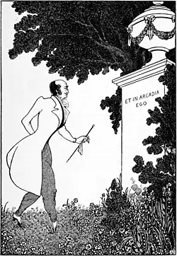 Aubrey Beardsley, Et in Arcadia ego, 1896.