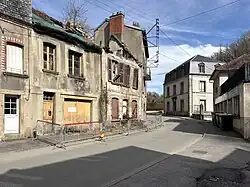 Maisons en ruine à Aubusson, Creuse
