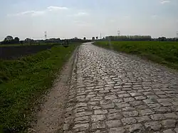 Secteur pavé d'Auchy-lez-Orchies à Bersée