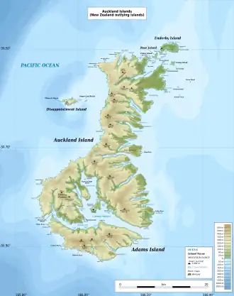 (Voir situation sur carte : îles Auckland)