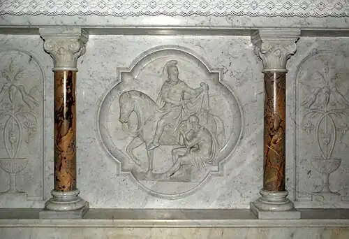 Saint Martin partage son manteau.