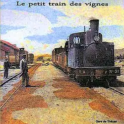 Locomotive no&nbsp;803-1901 des tramways de l'Aude.