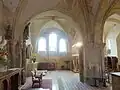 2e&nbsp;travée, vue vers le sud dans la chapelle.
