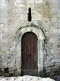 Porte côté ouest.
