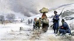 Auguste Bachelin, Les Fugitifs, vers 1882, Musée des beaux-arts de La Chaux-de-Fonds