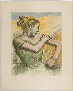 Danseuse, d'après Degas (1899).