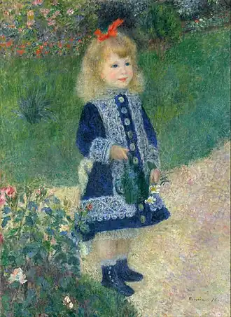 La Fillette à l'arrosoir, 1876,Washington, National Gallery of Art.