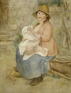 Maternité ou Enfant au sein (1885), Paris, musée d'Orsay.