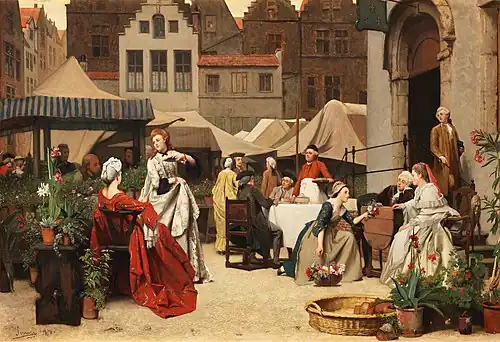 La Marchande de fleurs (1870).