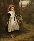 Une petite marchande de violettes, (en) A. E. Mulready&nbsp;(en), 1877