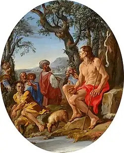 La predicazione di San Giovanni Battista 1738.