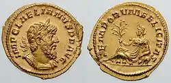 Aureus de Lélien, usurpateur gaulois (268), 6,21&nbsp;g