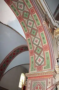 Détail des peintures.