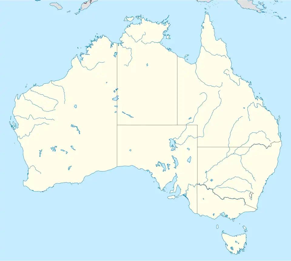 Carte de l'Australie