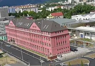 Bâtiment principal du musée, à Graz.