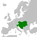 L'Empire austro-hongrois en 1913.