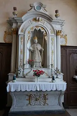 L'autel de saint Bon.