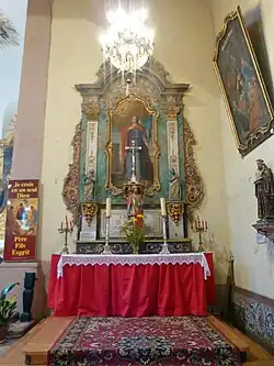 Autel de sainte Barbe et du Bon Bernard(XVIIIe&nbsp;siècle).