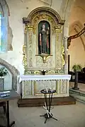 La vierge à l'enfant.