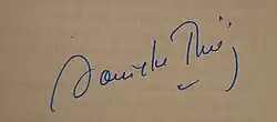 Signature de Danielle Thiéry