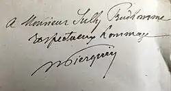 signature de Hubert Pierquin