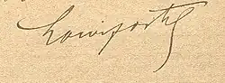 signature de Louis Pastre