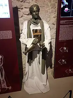 Reconstruction de la « servante automatique » de Philon de Byzance (fin IIIe&nbsp;siècle&nbsp;av. J.-C.), Musée de la technologie grecque antique, Héraklion.