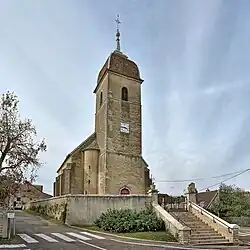 L'église Sainte-Cécile.