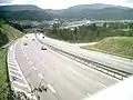 Une descente sur l'autoroute française A40
