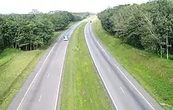 Autoroute du nord, Côte d'Ivoire.
