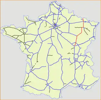 Carte de la route.