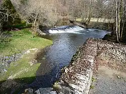 L'Auvézère au pont Laveyrat.