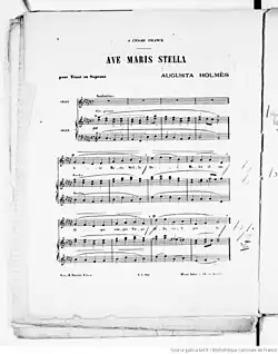 Image illustrative de l’article Ave Maris Stella (Holmès)